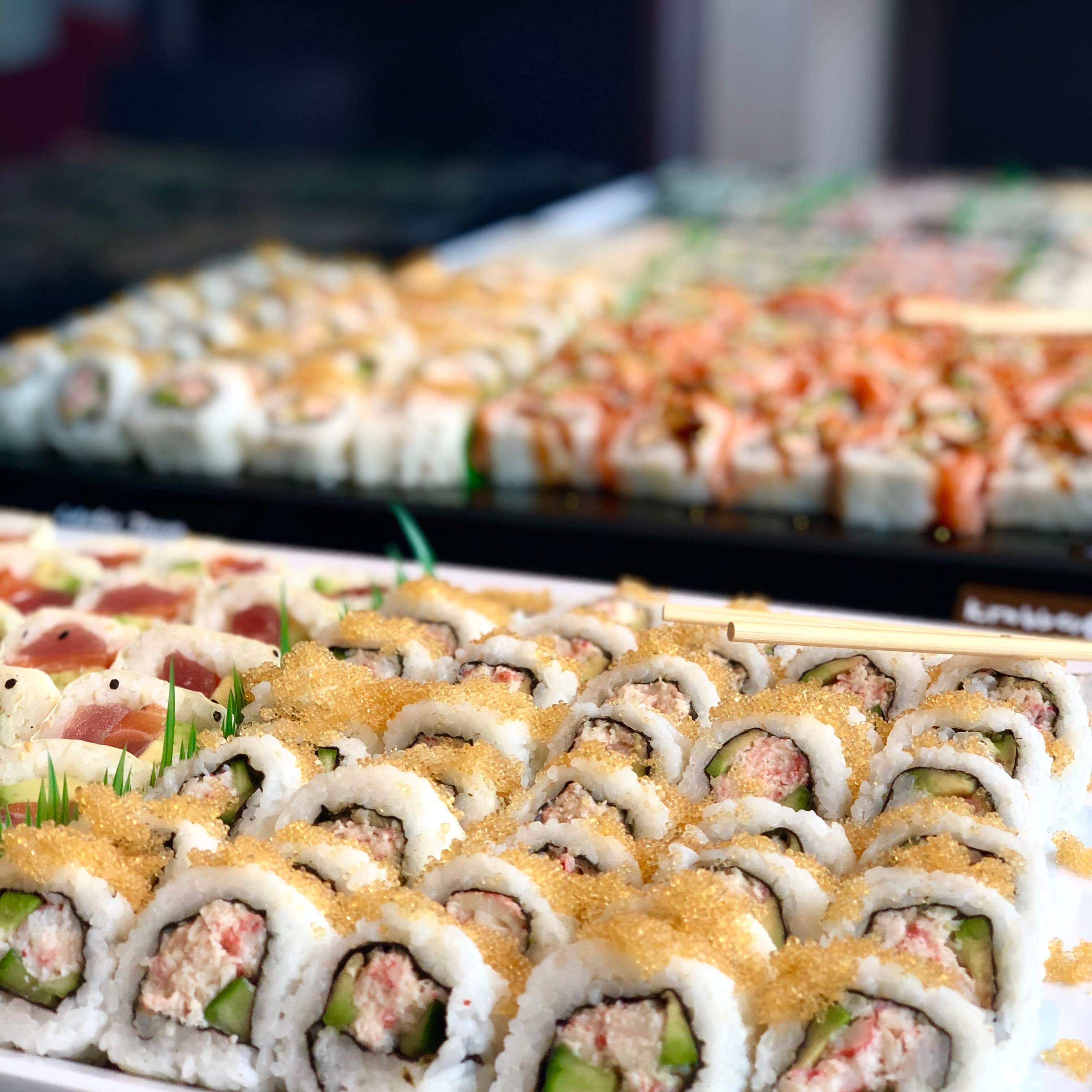 Grosse Sushi Catering Platten